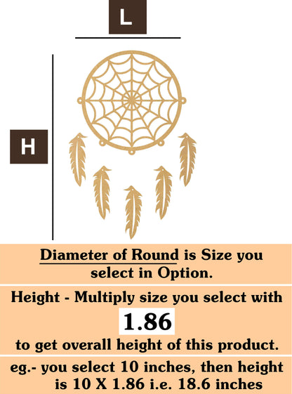 Dream catcher 6 MDF Cutout