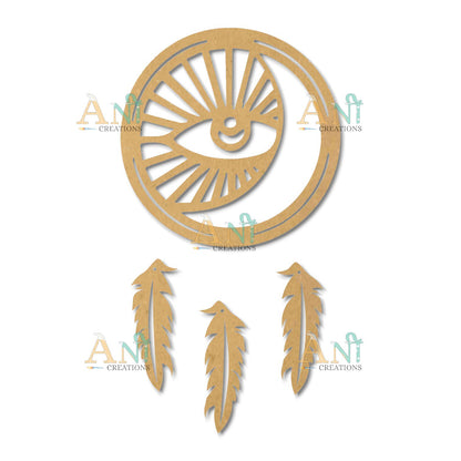 Dream Catcher MDF cutout 1