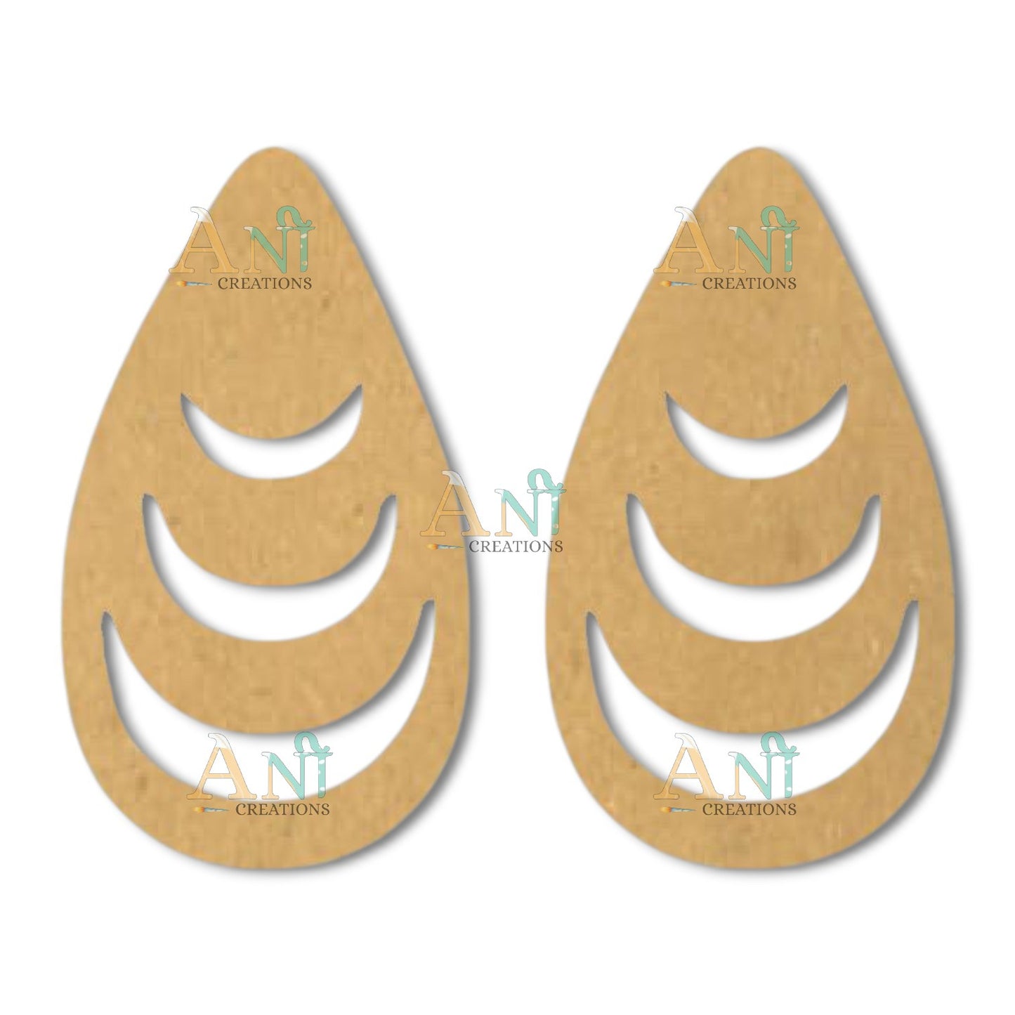 Earring 10 MDF  cutout