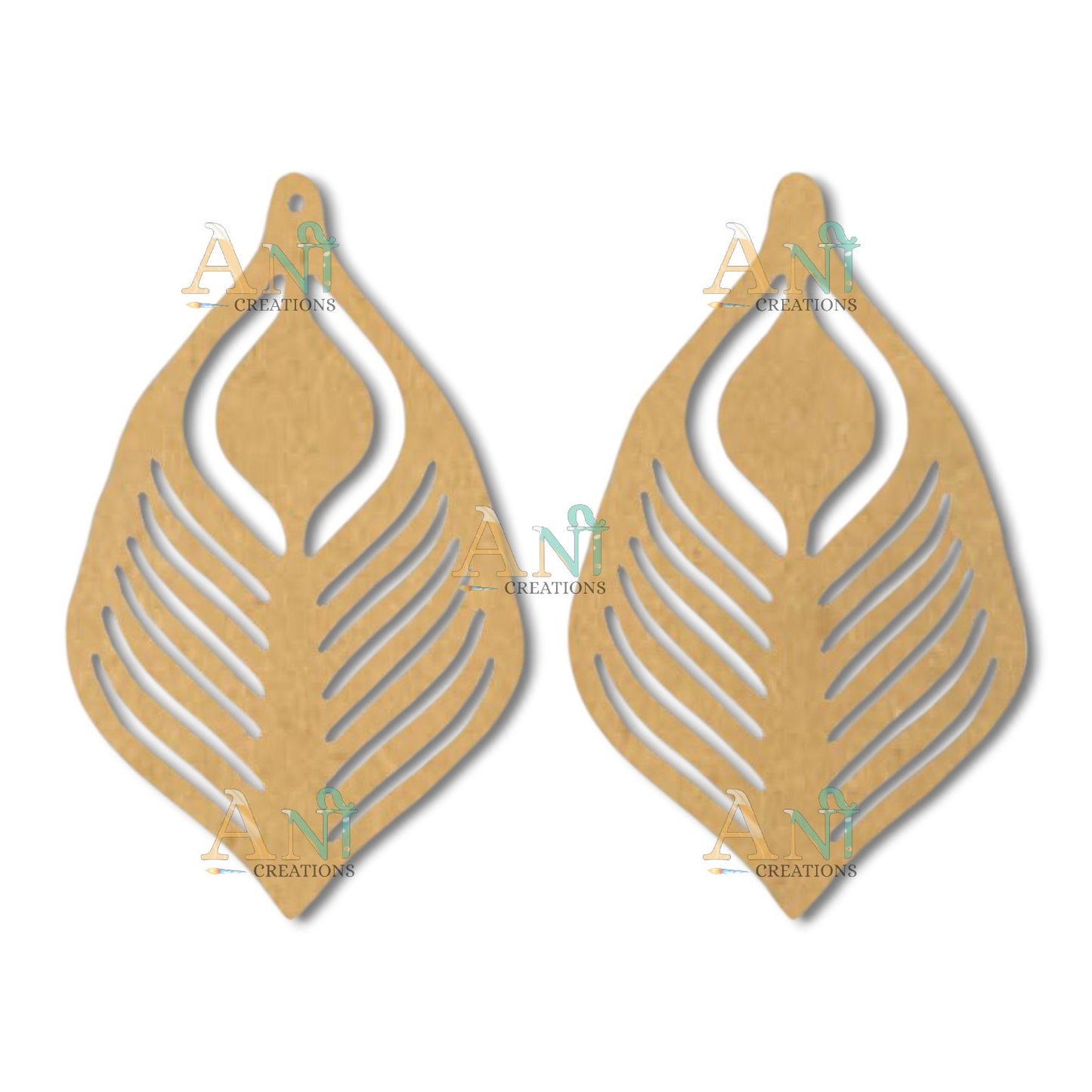 Earring 17 MDF  cutout
