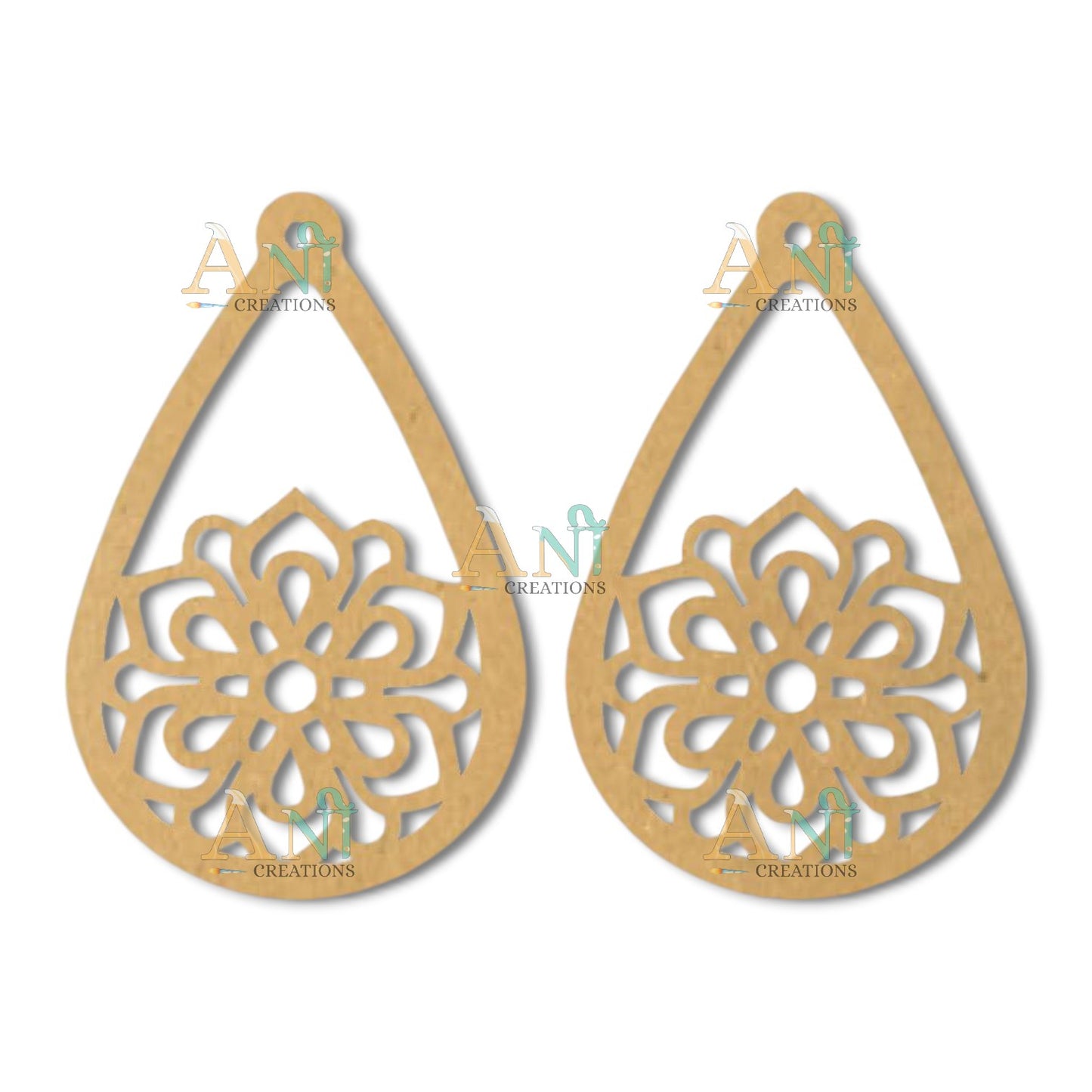 Earring 19 MDF  cutout