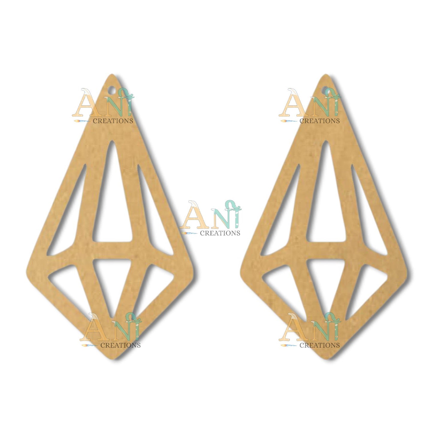 Earring 20 MDF  cutout