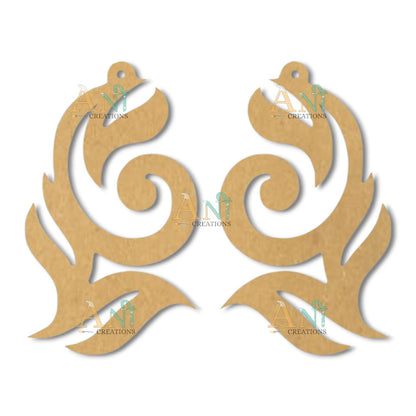 Earring 22 MDF  cutout
