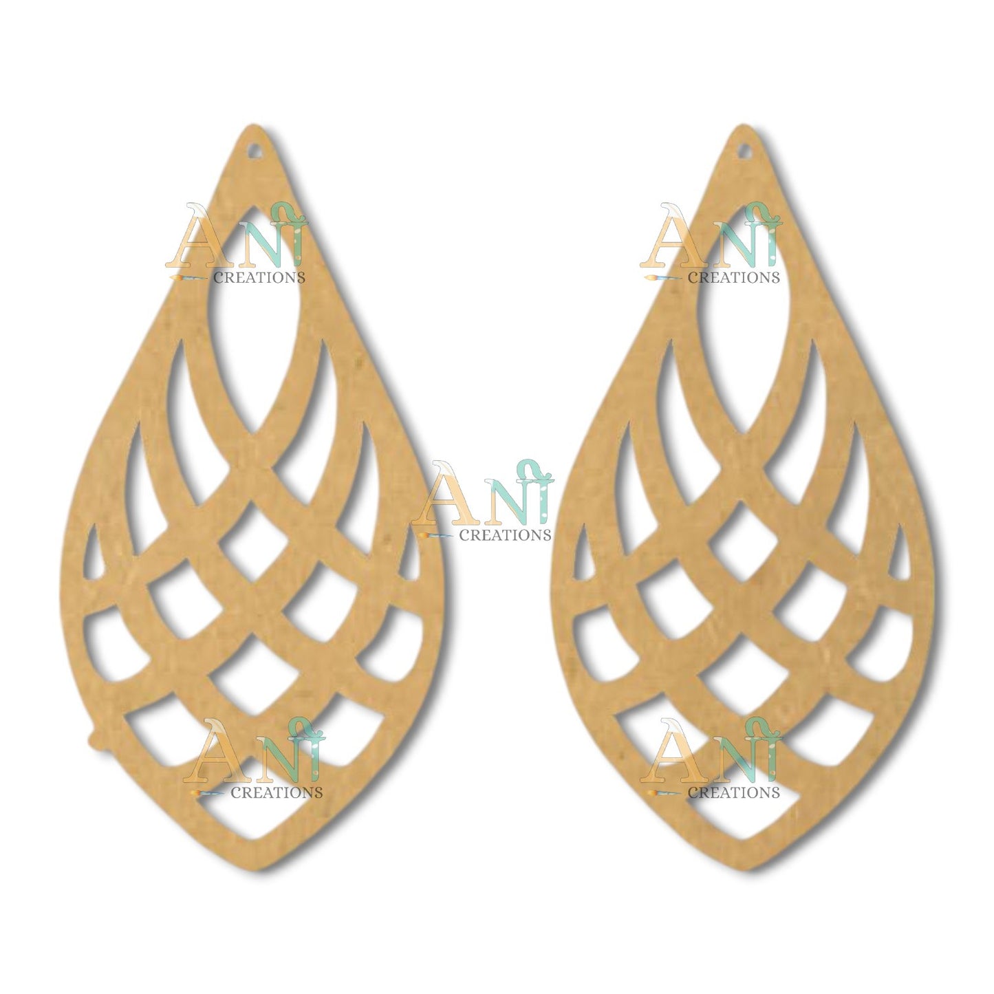 Earring 23 MDF  cutout