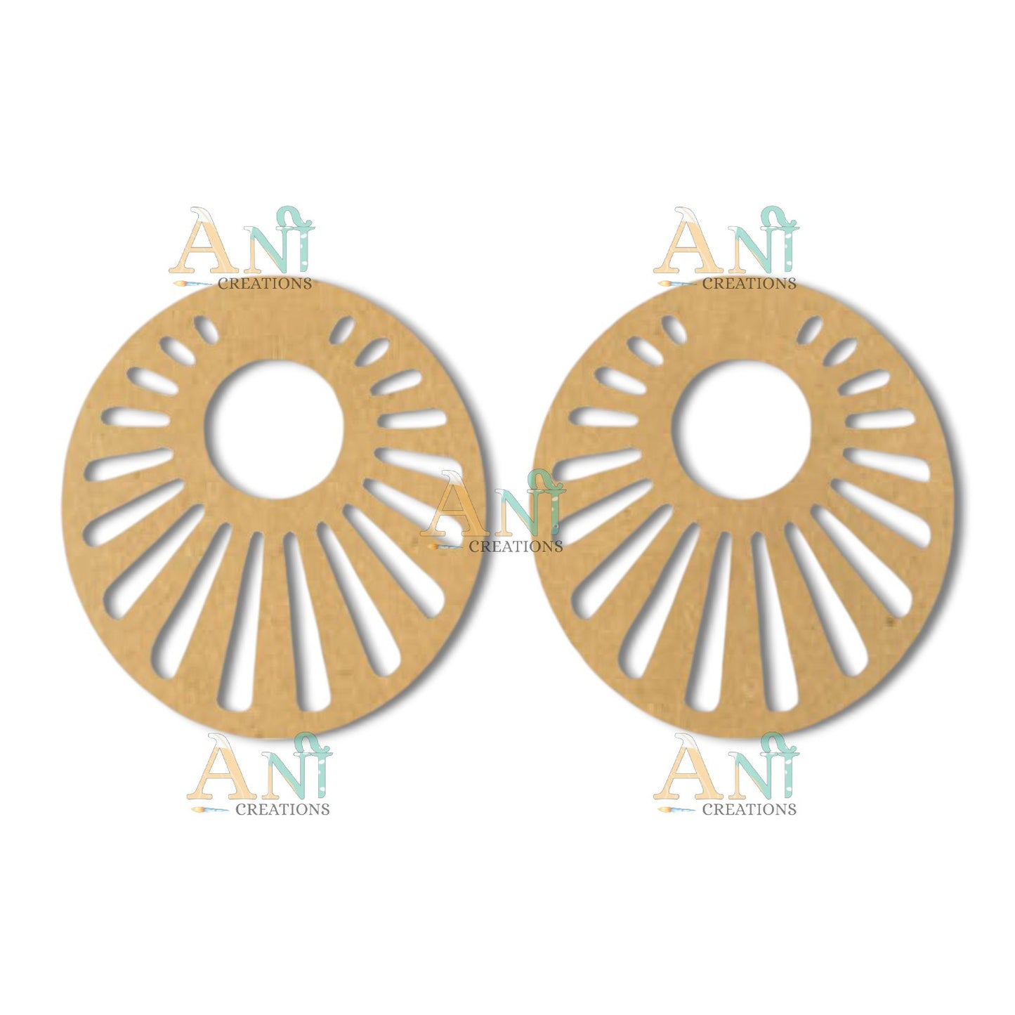 Earring 26 MDF  cutout