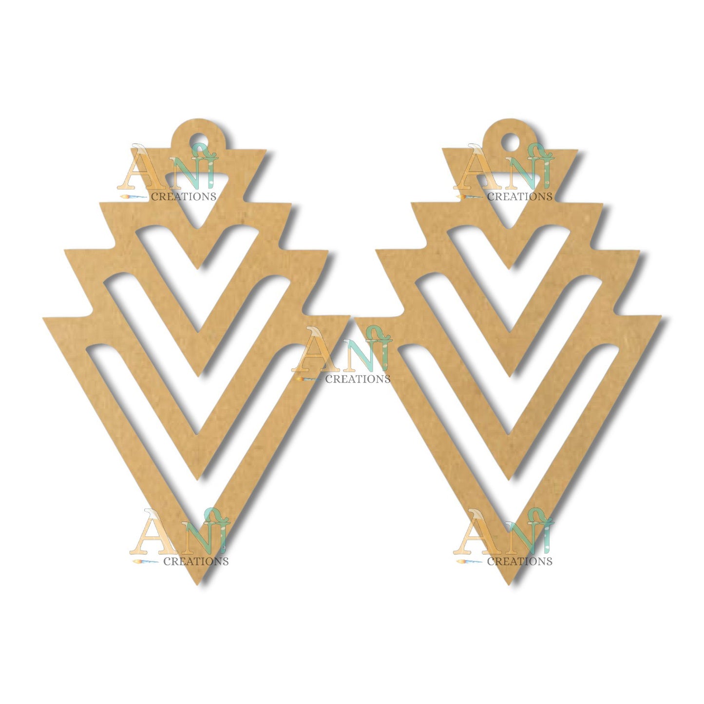 Earring 32 MDF  cutout