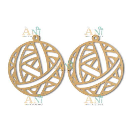 Earring 34 MDF  cutout