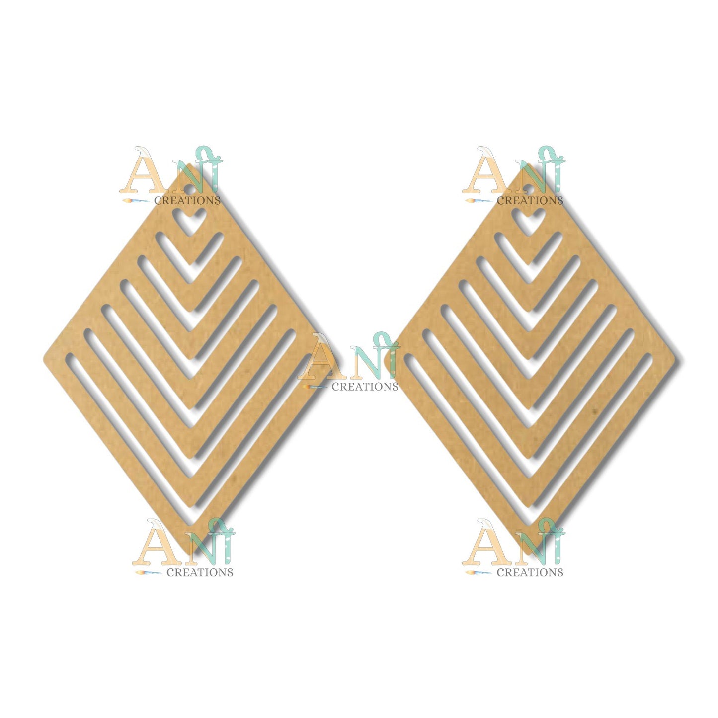 Earring 37 MDF  cutout