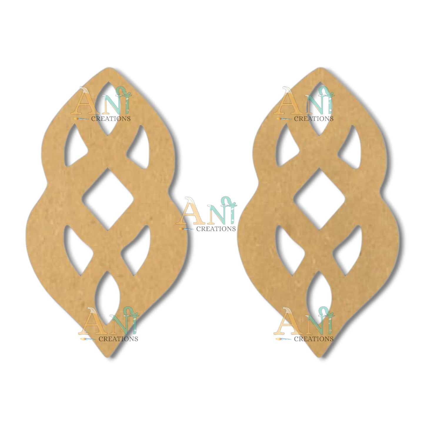 Earring 38 MDF  cutout