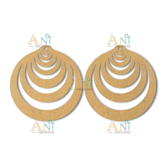 Earring 40 MDF  cutout