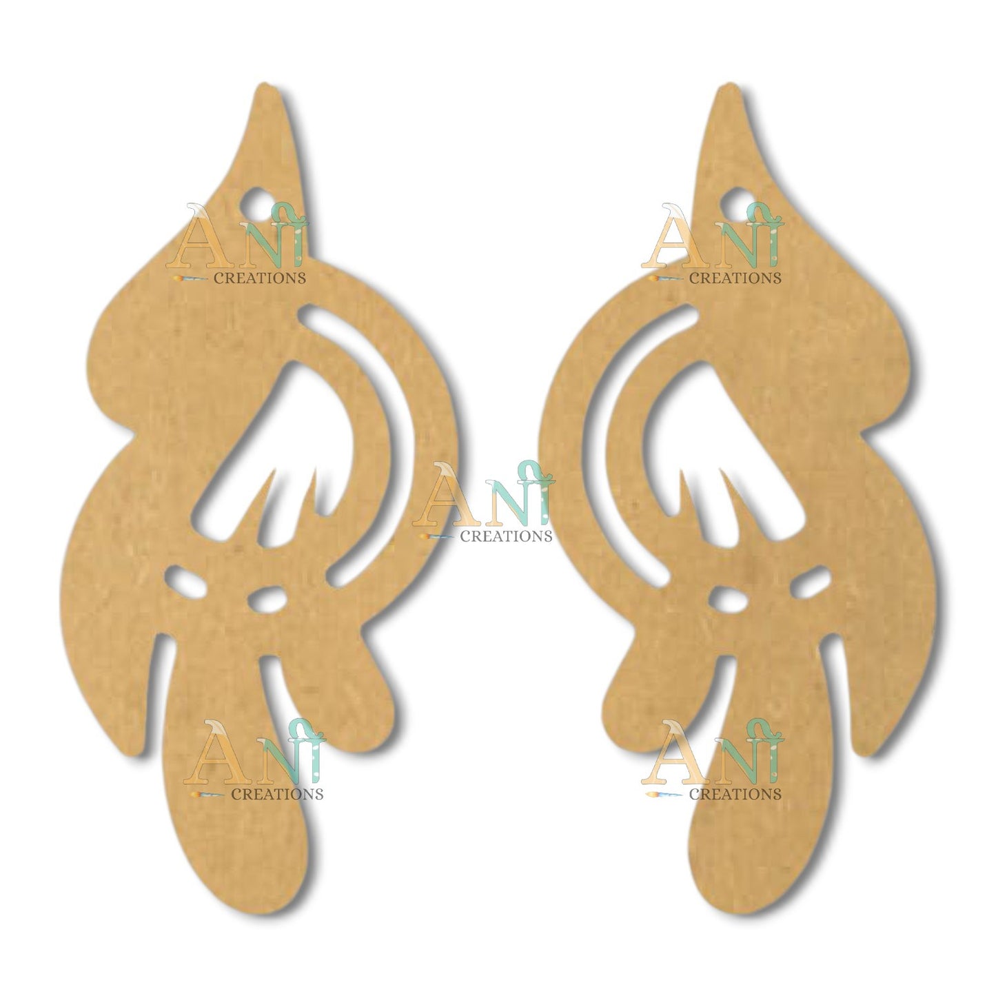 Earring 41 MDF  cutout