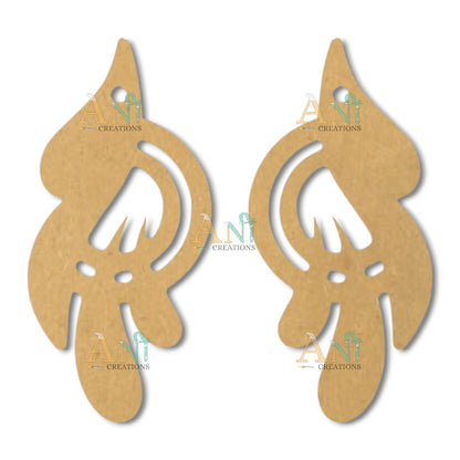Earring 41 MDF  cutout