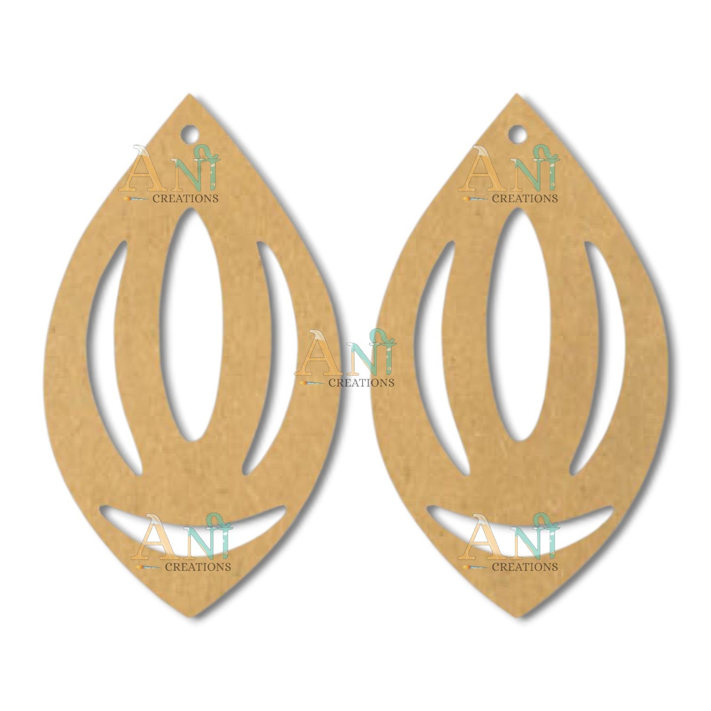 Earring 45 MDF  cutout