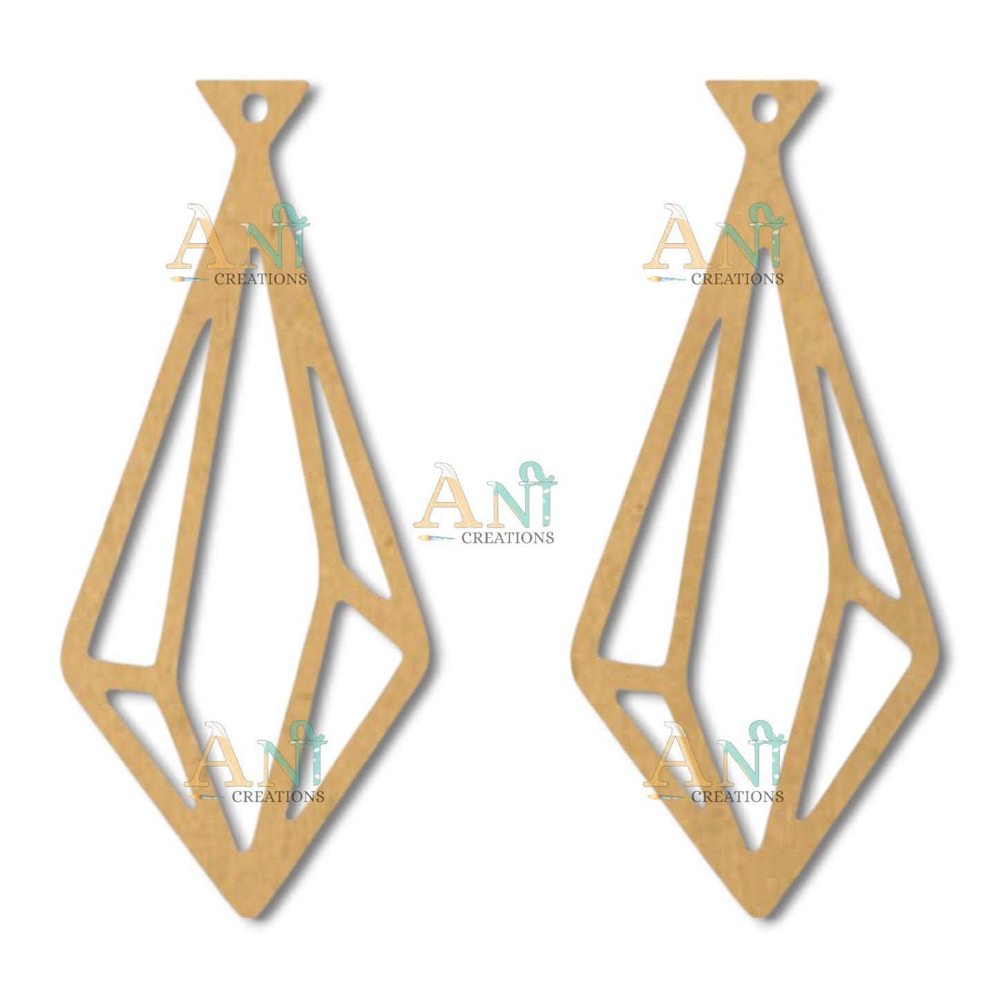 Earring 52 MDF  cutout