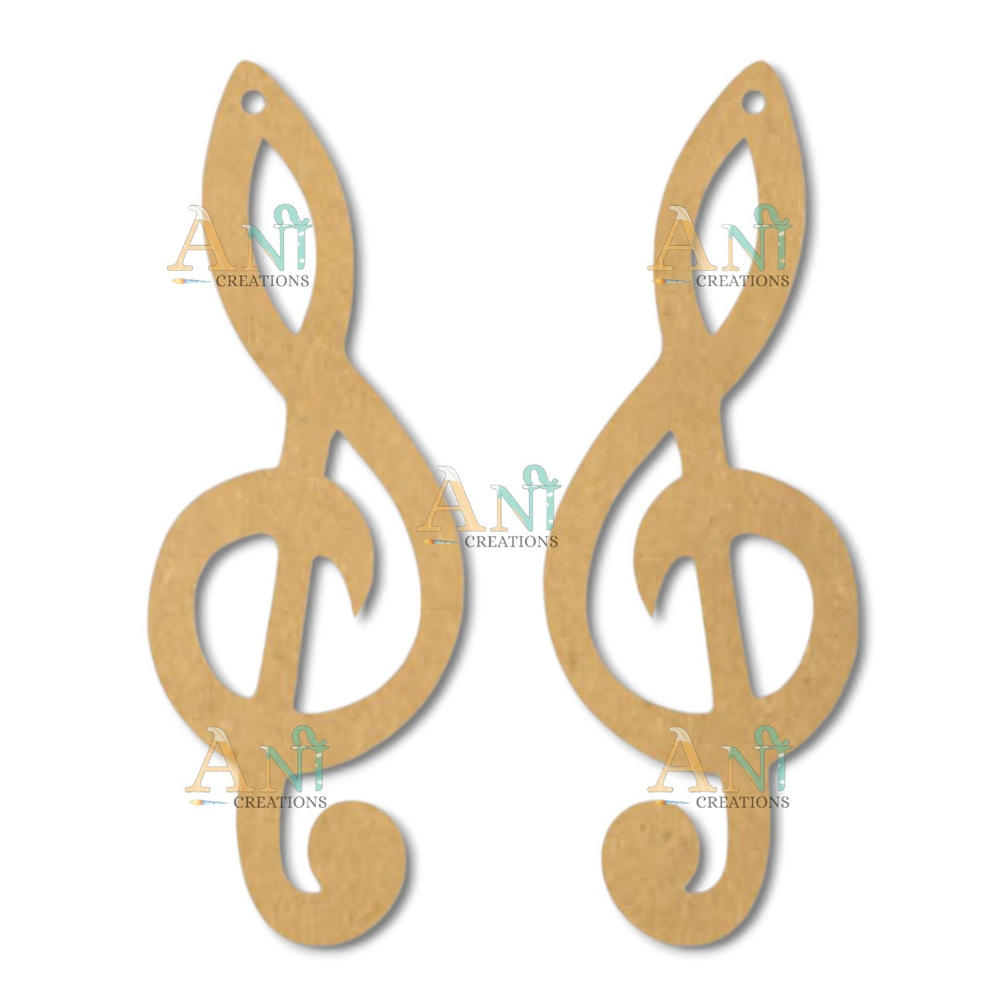 Earring 54 MDF  cutout