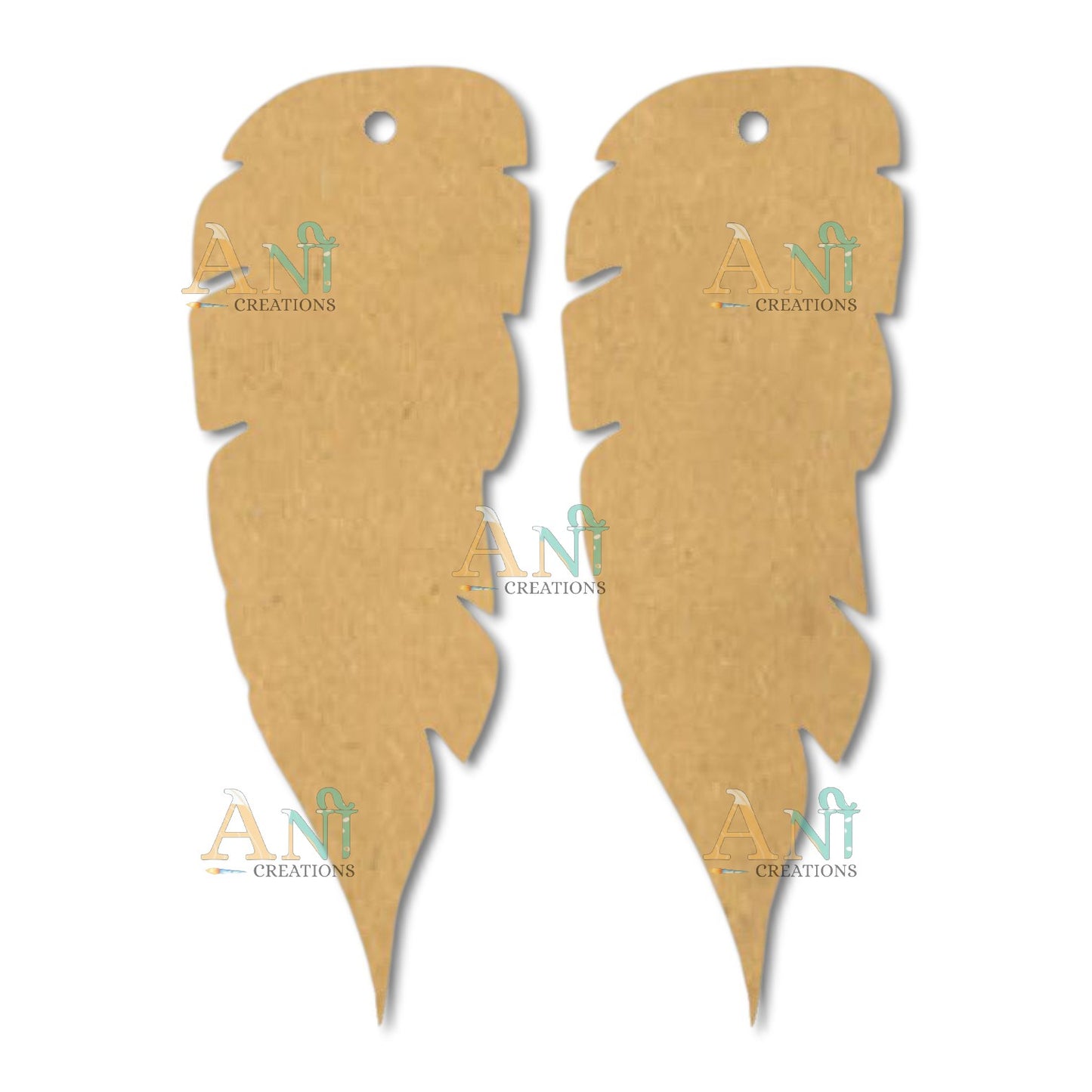 Earring 57 MDF  cutout