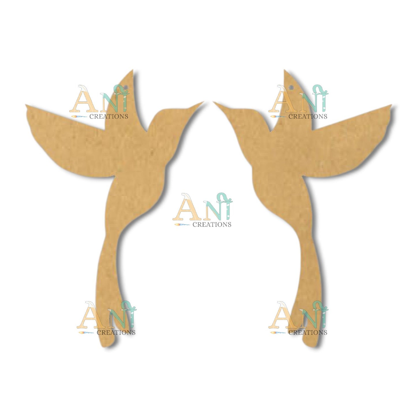 Earring 58 MDF  cutout