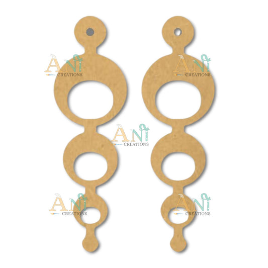Earring 65 MDF  cutout