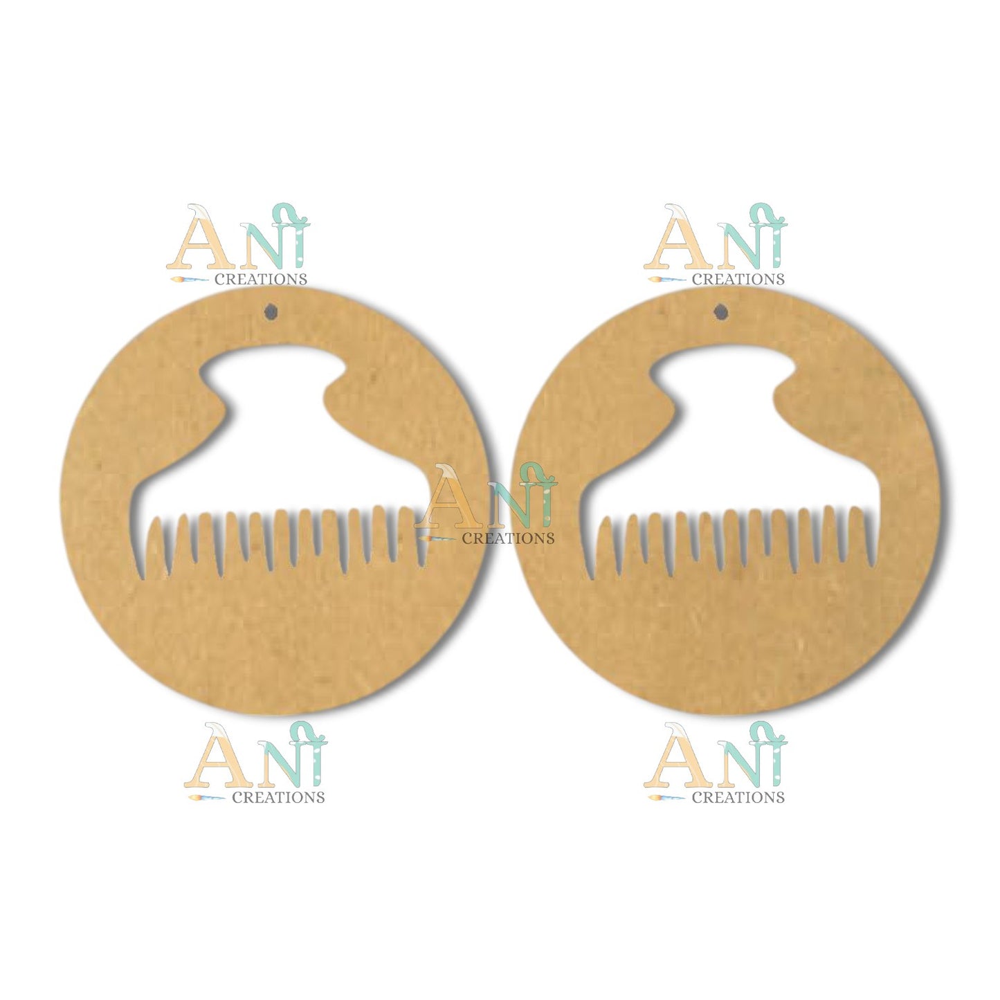 Earring 66 MDF  cutout