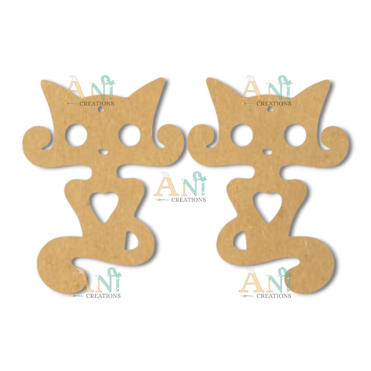Earring 68 MDF  cutout