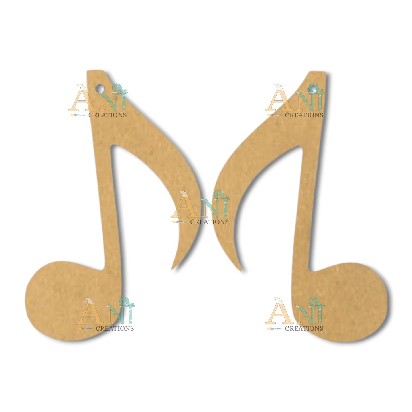 Earring 69 MDF  cutout