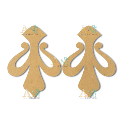 Earring 70 MDF  cutout