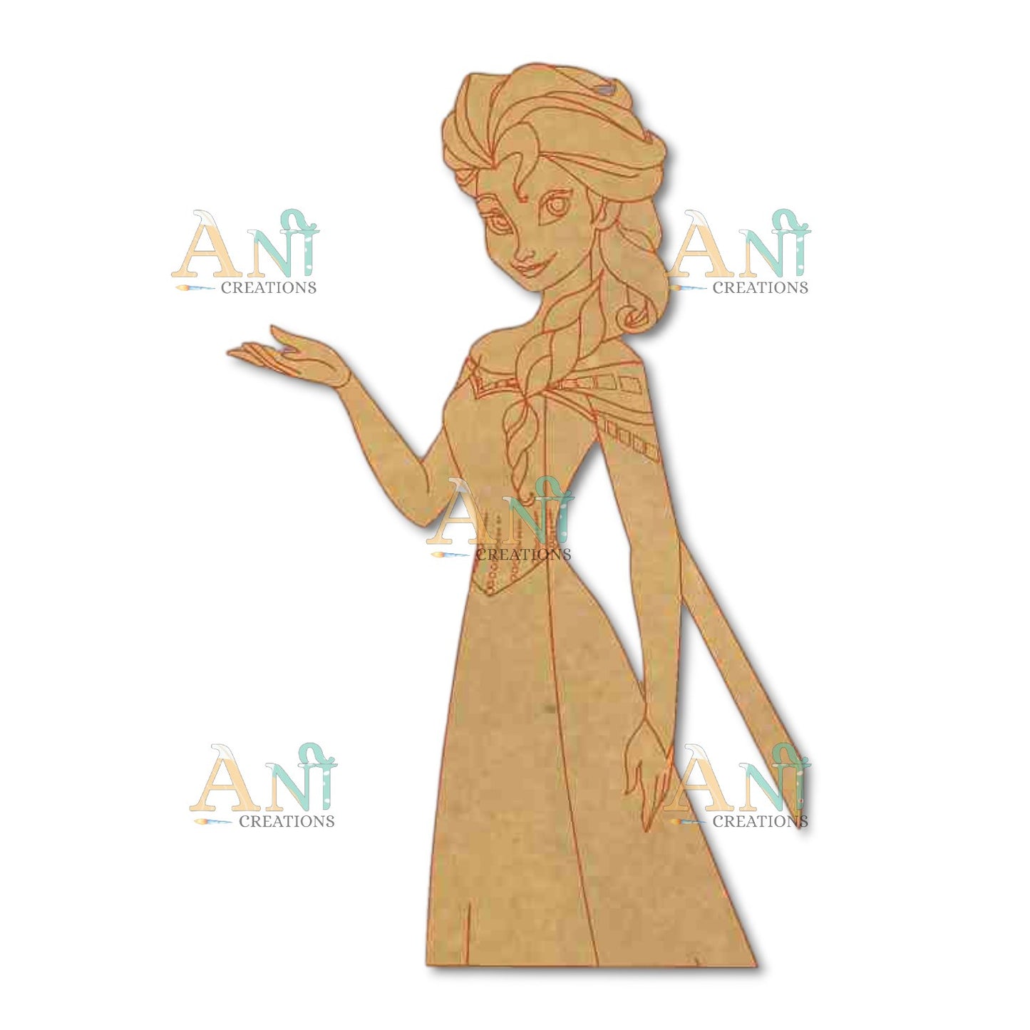 Elsa 02 MDF Cutout