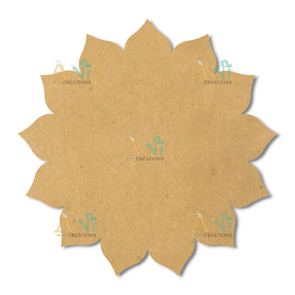 Floral Mandala Round MDF