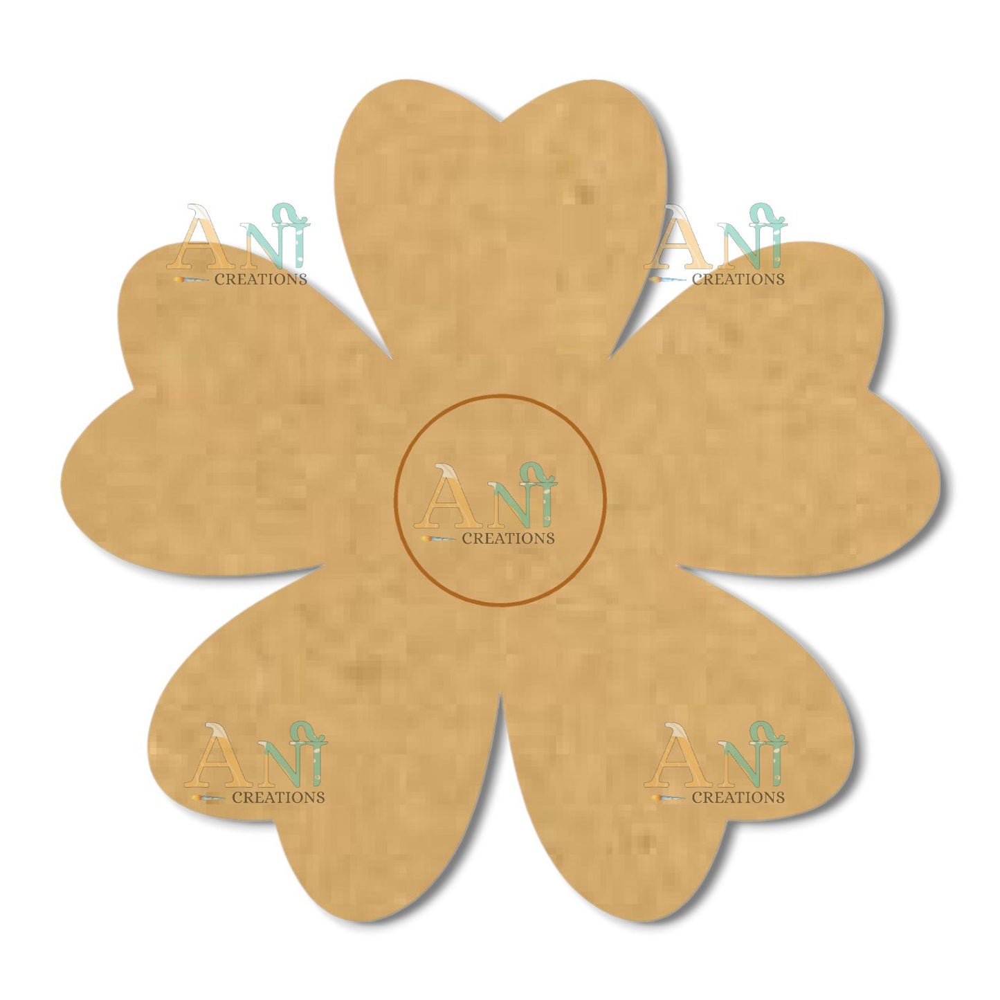 Flower 7 MDF Cutout