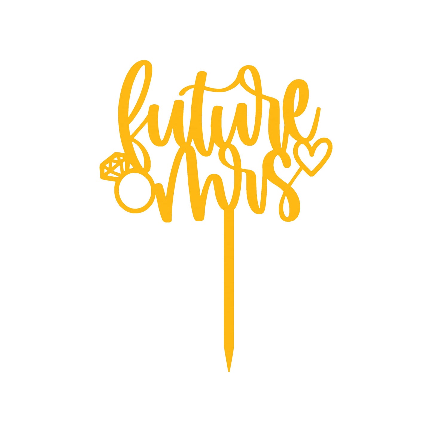 Future Mrs. Cake Topper