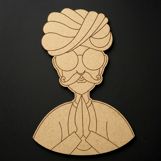 Padharo saa man 2 MDF Cutout