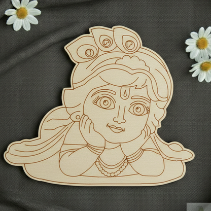 Baby krishna 7 MDF cutout