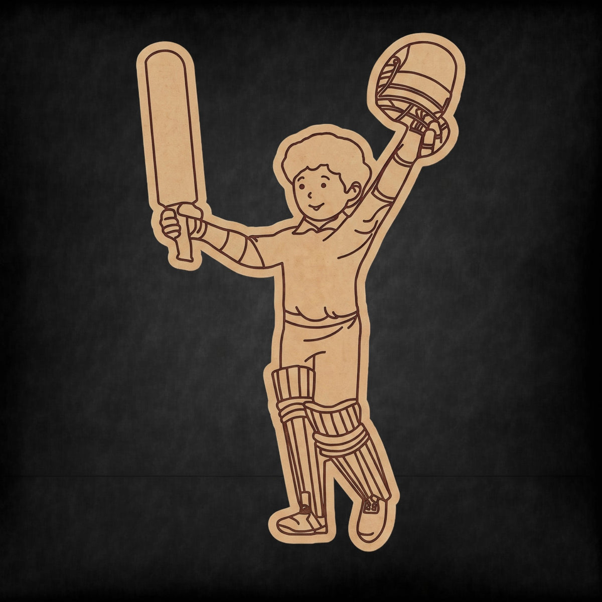 Sachin Tendulkar MDF Cutout