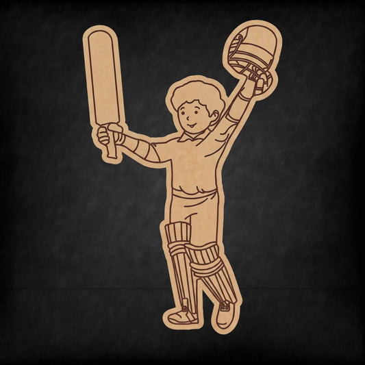 Sachin Tendulkar MDF Cutout