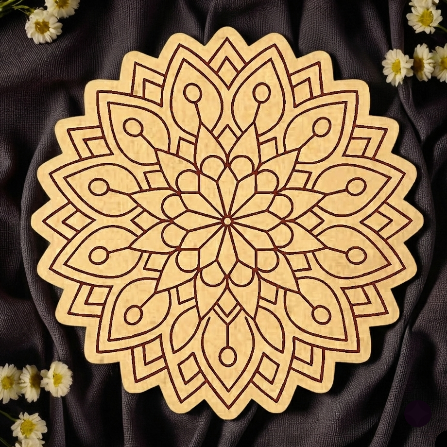 Mandala 24 MDF Premarked