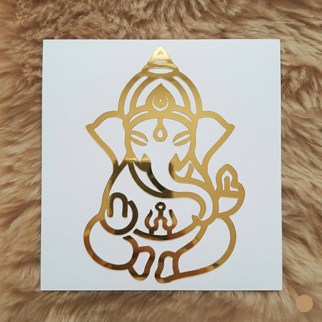Ganpati Vinyl Sticker 3