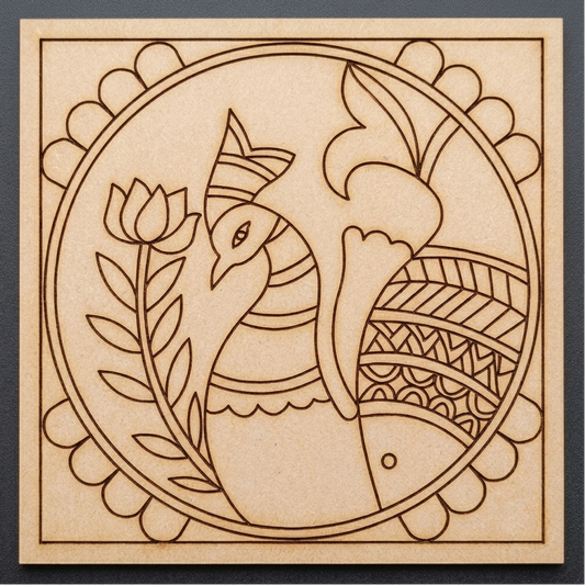 Gond art 1 MDF Premarked