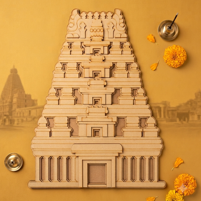Meenakshi /South Indian temple /Gopuram  MDF cutout