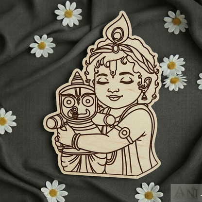 Baby krishna 12 MDF cutout