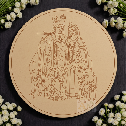 Radha krishna 6 MDF Premarked