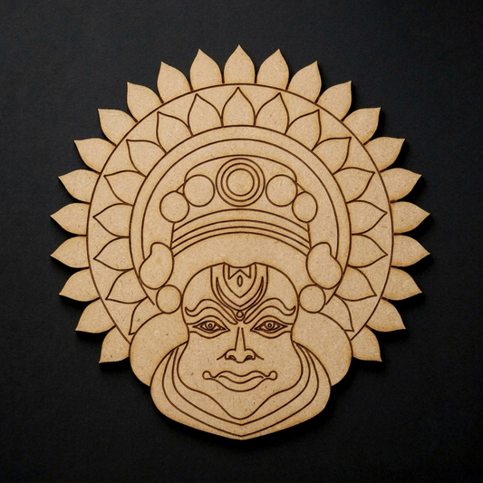 Kathakali MDF Cutout 2