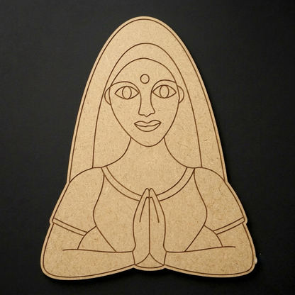 Padharo saa Woman 2 MDF Cutout