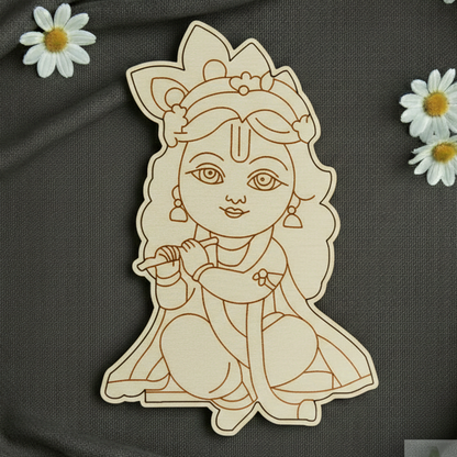 Baby krishna 5 MDF cutout