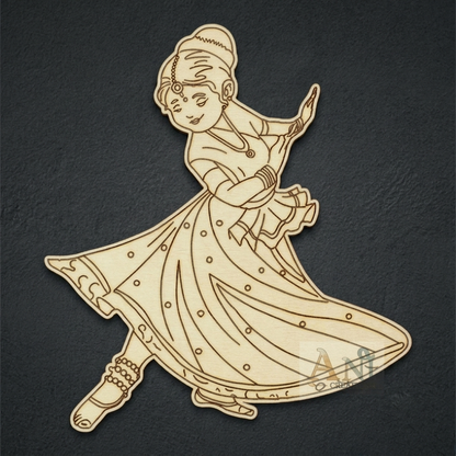 Dancing Lady 17 Mdf Cutout