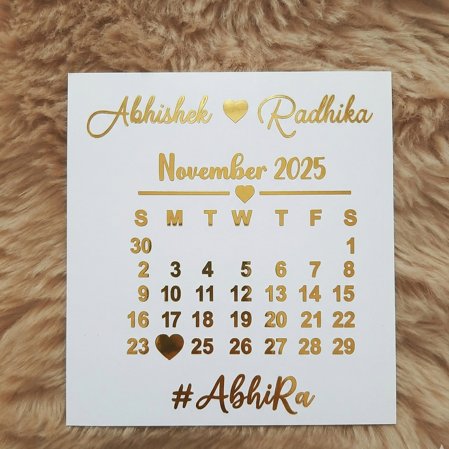 Calendar sticker Vinyl