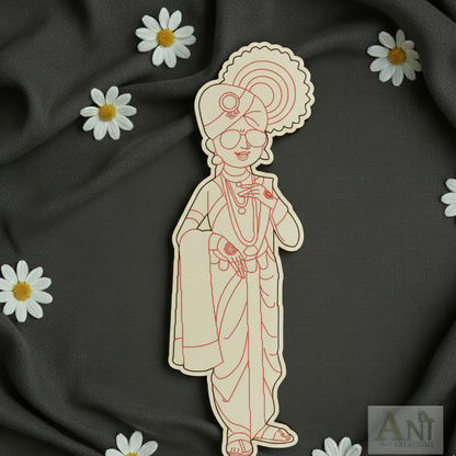 Dancing Lady 9 Mdf Cutout