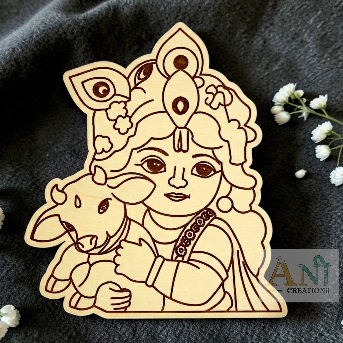 Baby krishna 11 MDF cutout