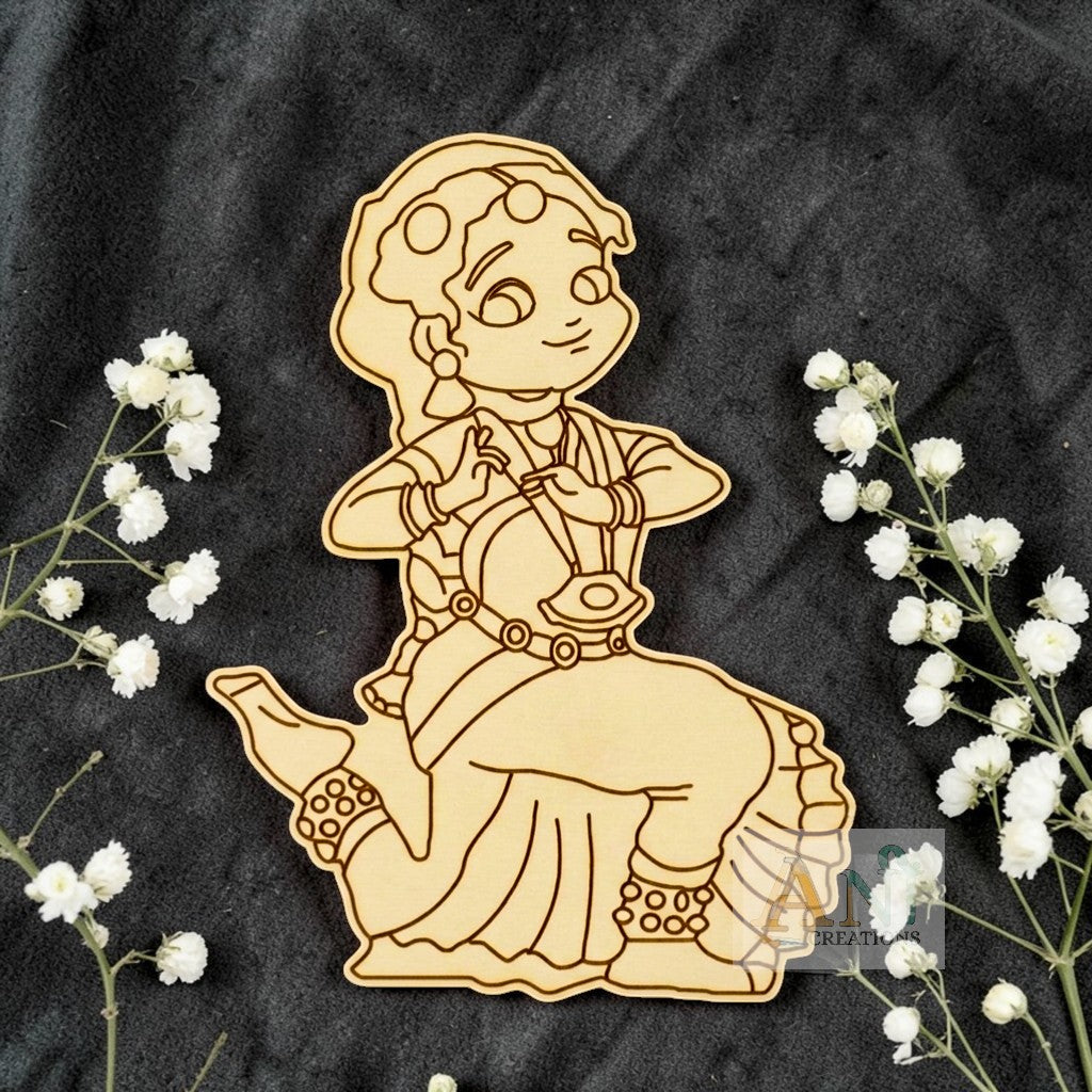 Dancing Lady 15 Mdf Cutout