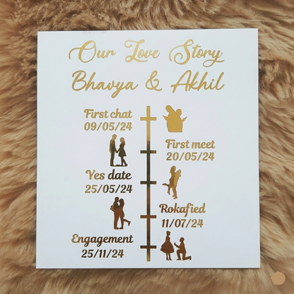 Love Story vinyl sticker