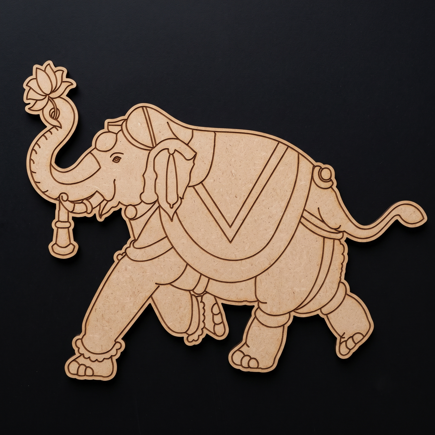 Cartoon elephant 8 MDF Cutout